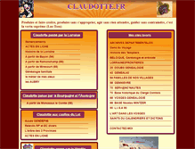 Tablet Screenshot of claudotte.fr